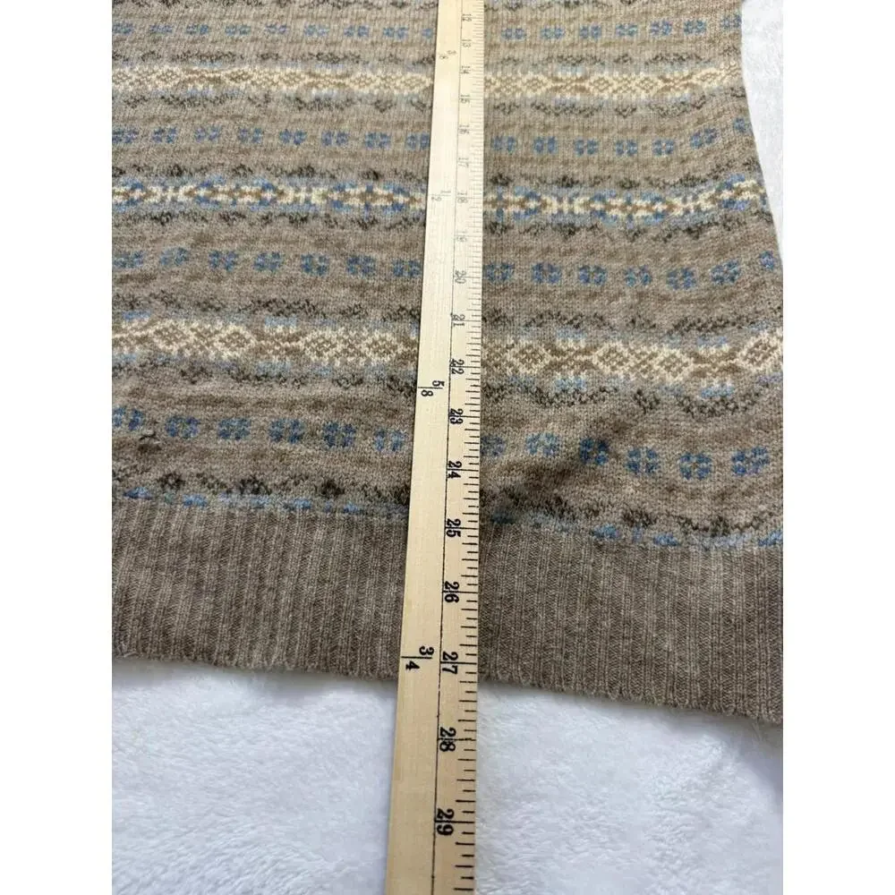 J.Crew Sweater Men's L Multicolor Fair Isle Nordic‎ Crew Pullover
